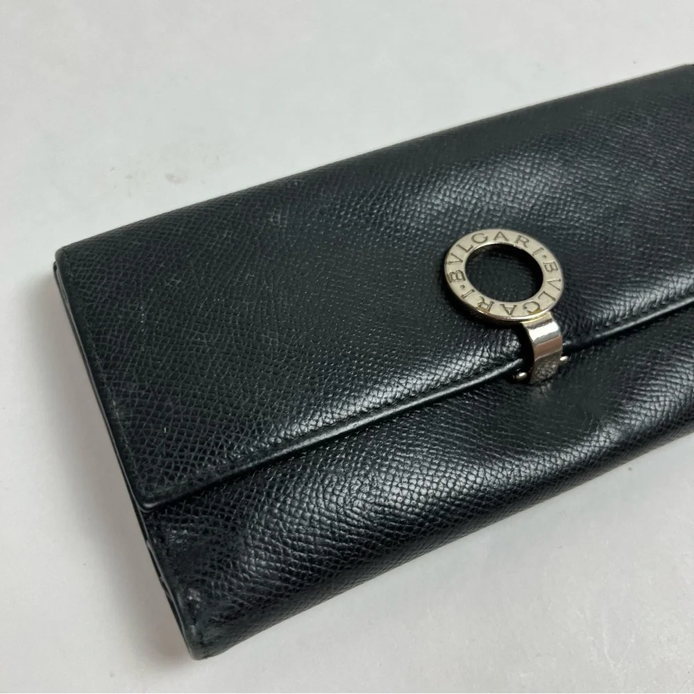 BVLGARI Wallet B-Zero 1 Leather Long Bifold Continental